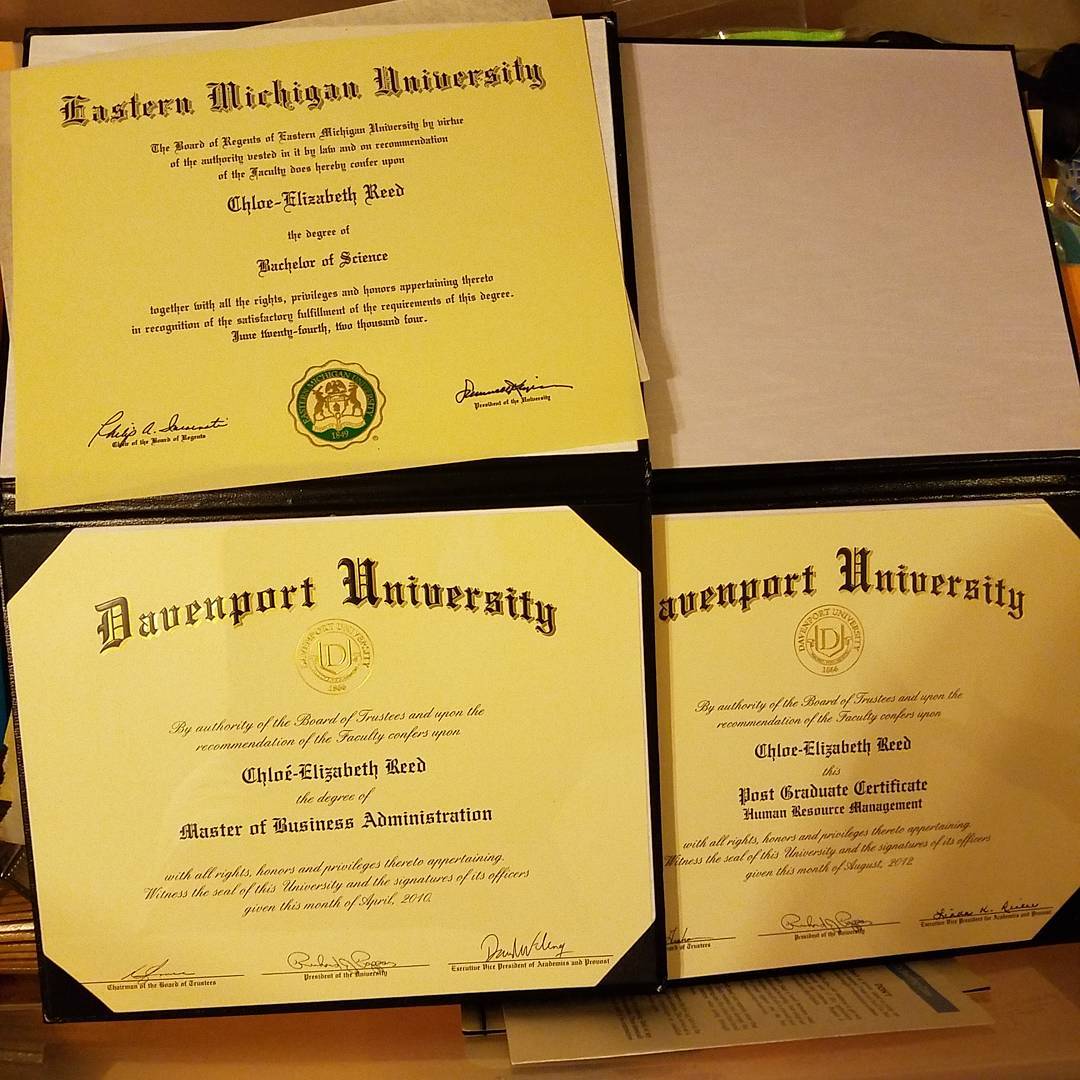 Chloe Elizabeth Reed B.S. degree in Apparel Textiles and Merchandising
