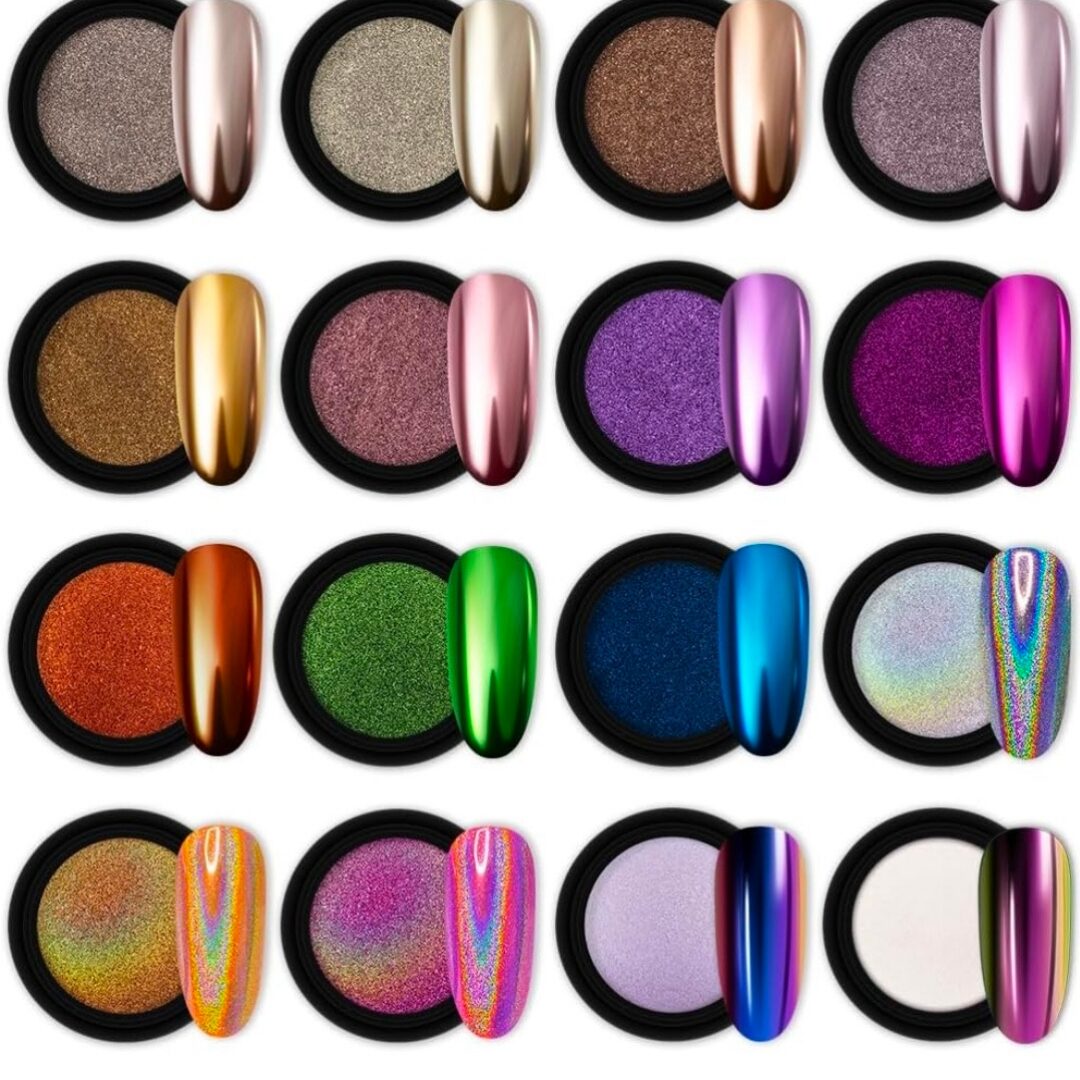 Chrome powder for nail art